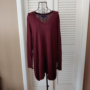 Apt. 9 v-neck long sweater Size XXL